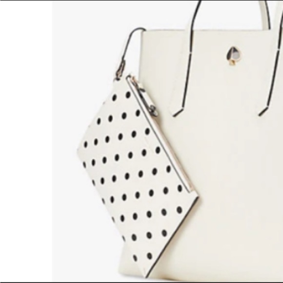 KATE SPADE: Molly Cabana Dot Pop Small Tote - Picture 6 of 9
